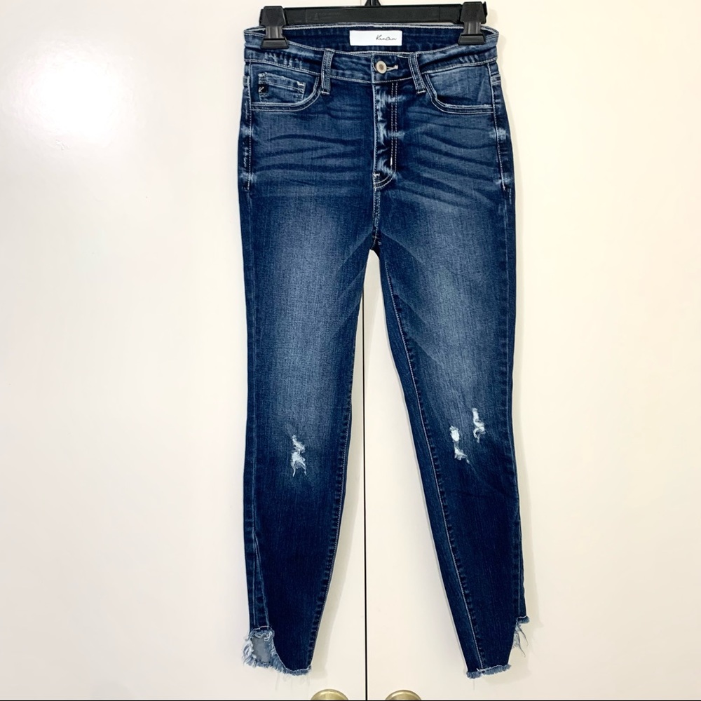 KanCan ankle skinny jeans hi-rise stretch